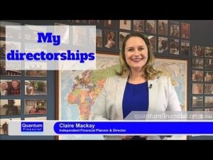 How Claire's directorships benefit her clients