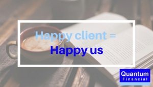 Happy client Happy Quantum Financial